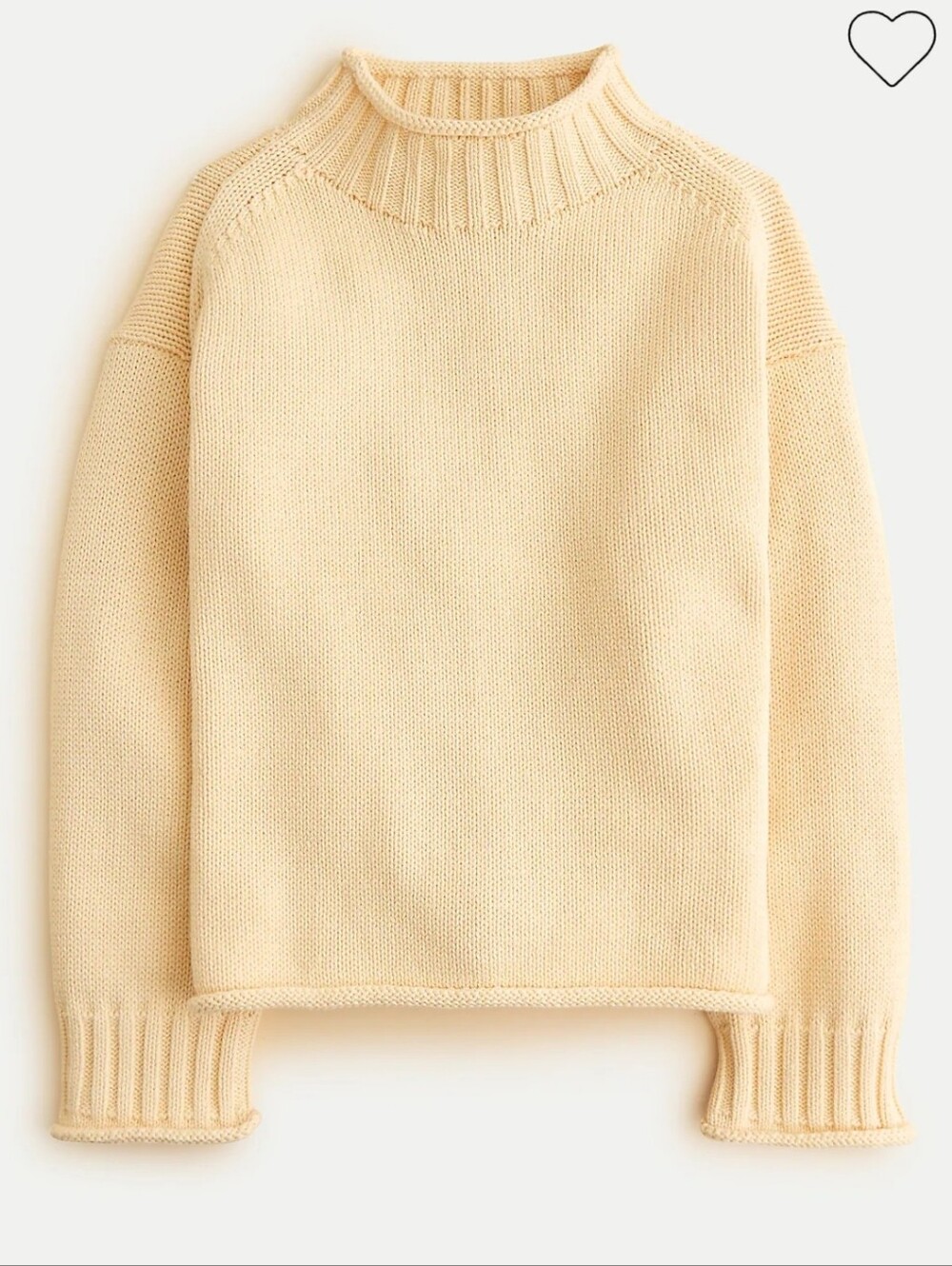 J. Crew 2025 ROLLNECK  Mock Neck Sweater Size XXS NEW